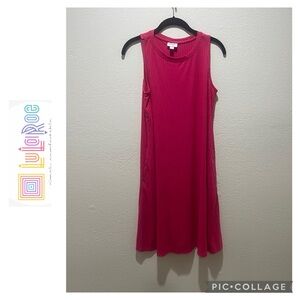 LulaRoe women’s sleeveless casual shift dress size medium